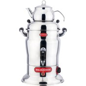 Resim Işıkgaz Silverinox Çay Semaveri 7 Lt. Bir Demlik 