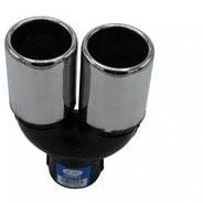 Resim Üniversal Egzoz Ucu 76x110 Çiftli Eko Düz Çıkış 020-020 