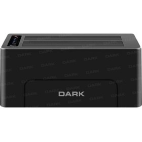 Resim Dark D26c Usb3.0 Çiftli 2.5"/3.5" Sata Offline Clone Docking Station Dk-ac-dsd26c 