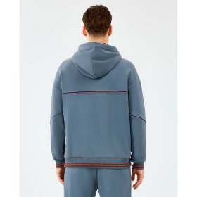 Resim Skechers M Hoodie Erkek Gri Sweatshirt Düz Desenli Kapüşonlu Konforlu Tasarım 
