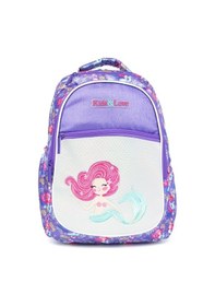 Resim Necati Çanta Çok Gözlü Figürlü Astarlı İlkokul Sırt Çantası Koyu Mor-1131 