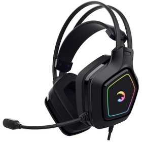 Resim Mihawk Pro 7.1 Surround Hi-Fi RGB Titreşimli Siyah Oyuncu Kulaklığı 