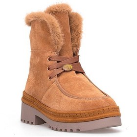 Resim Guja 25k433 Kadın Hakiki Deri Klasik Bot Camel Camel 
