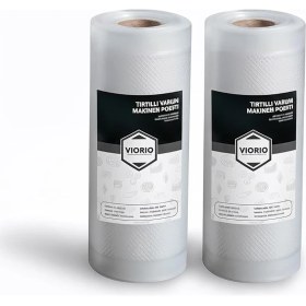 Resim Delixa 10 Metre Tırtıklı Rulo Vakum Poşeti Torbası (Seçenekli) (30 Cm) 