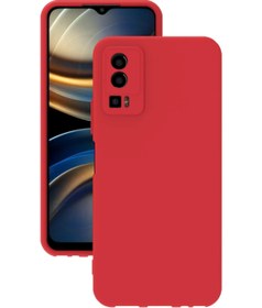 Resim General Mobile GM 23 Kılıf Kamera Korumalı Silikon Rubber Arka Kapak Mor 