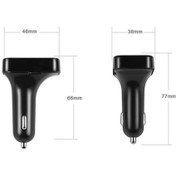 Resim Artfulabode Verici Usb Tf Mp3 Çalar Radyo Portlu Bt Arama Fm Kablosuz El Desteği Araba Adaptörü U-disk Çift Hoparlör 