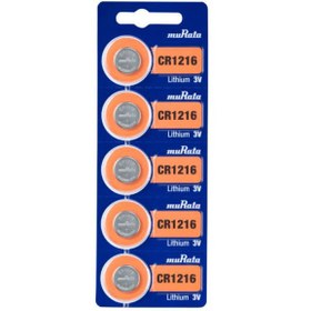 Resim MURATA -SONY Cr1216 (ÜCRETSİZ KARGO) Pil Para Pil Düğme Pil 5li K 