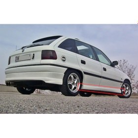 Resim Opel Astra F Yan Marşpiyel Takımı (fiber-boyasız) 