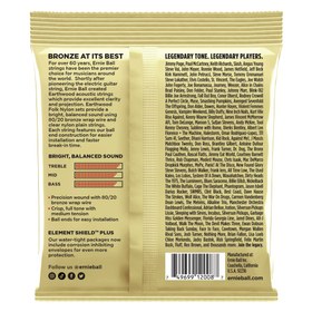 Resim Ernie Ball 2008 Earthwood 80/20 Bronze Rock and Blues Akustik Gitar Teli (10-52) 