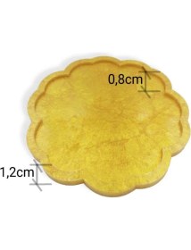 Resim Teknotrust Çiçek Desenli Tepsi Silikon Kalıp - Epoksi Döküm Için Premium Seri Silikon - 22 cm 