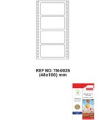 Resim Tanex Tn-0026 Sürekli Form Etiketi 48X100MM 