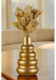 Resim Dekoratif Vazo El Yapımı Altın Renk Model 8 Karışık 
