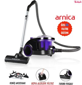 Resim Arnica Su Filtreli Elektrikli Süpürge - Derinlemesine Temizlik, Kimyasalsız Hijyen ve Ergonomik Yüksek Emiş 