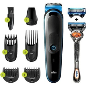 Resim Erkek Bakım Seti: Çok Fonksiyonlu ve Şık Siyah Tasarım 