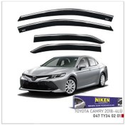 Resim Niken Toyota Uyumlu Camry 2018- Kromlu Cam Rüzgarlığı 