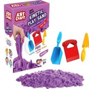 Resim 03694 Dede Aksesuarlı Mor Kinetik Oyun Kumu 1000 Gr 