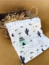 Resim Çadır Çok Amaçlı Müslin Örtü Battaniye Çok Renkli 