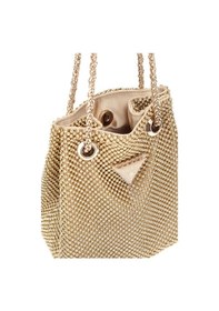 Resim Guess Kadın Bej Zalina Clutch El Çantası Sarı 