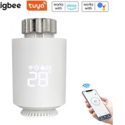 Resim Tuya Zigbee Termostatik Radyatör Vanaları Akıllı Kablosuz E22591 