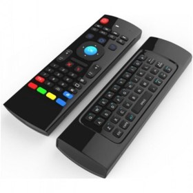 Resim Kablosuz Şarjlı Klavyeli Akıllı Kumanda Tv Box Uyumlu Pg-8037 