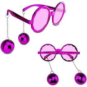 Resim Mey İthalat Disko Toplu Küpeli Parti Gözlüğü Pembe Renk Yetişkin 06134227 