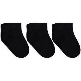 Resim Civil Girls Basic Siyah 3'lü 3-11 Yaş Kız Çocuk Patik Çorap - Standart / 7-8 Yaş 