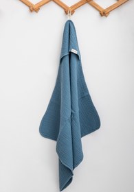 Resim Caline Baby 4 Kat Müslin Kundak 75x75cm - Navy 