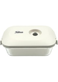 Resim Fabcio Fresco Vakumlu Cam Saklama Kabı 1 L Beyaz 