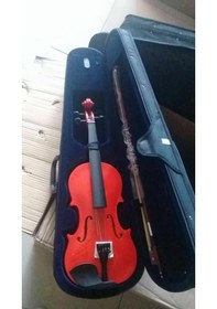 Resim Valeria-Paganini Tam Boy 4/4 Kırmızı Keman Seti-Kutu-Yay-Reçine 