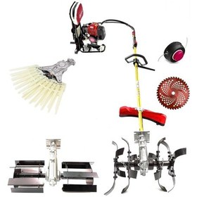 Resim Royal Dafu DFA-52088 Çapalama Makinesi Sırt Tırpan Set 