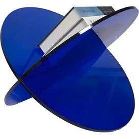 Resim Bola Concept Mavi Dergilik, 5 mm Dayanıklı Pleksi, 40x40 cm, Modern Dekoratif Stand 