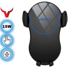 Resim 15w Magsafe Iphone 11-12-13-14 Pro-pro Max Uyumlu Magnetic Wireless Universal Araç Telefon Tutucu Siyah Black 