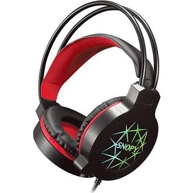 Resim SNOPY SN-GX7 CRAZY SİYAH USB LEDLİ MİKROFONLU OYUNCU KULAKLIĞI 