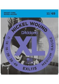 Resim D´Addario Exl115 Elektro Gitar Teli 011-49 