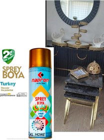 Resim KL HOME Gold Altın Yaldız Sprey Boya 200ml Tam Dolu Paranızın Karşılığı 