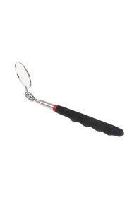 Resim Ulzyvf Yuvarlak Teleskopik Taşınabilir Saplı Paslanmaz Onarım Muayene Lensi, Kaymaz İzi Derece Çelik Ayna Ayak Aracı Araba Algılama 50mm 360 Dl 