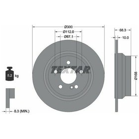 Resim Fren Diski Arka 300mm W211-w212-w218 2002-2014 Adet Fiyatıdır 