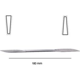 Resim Narex 872587 Helkeltraş Törpü Eğe Tip 7 Dik Lama Uç 