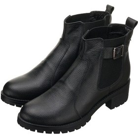 Resim 40-41-42-43-44 Numara Ysm63 Siyah Hakiki Dana Deri Rahat Şık Konforlu Taban Yeni Sezon Kadın Kışlık Bot Siyah Deri 