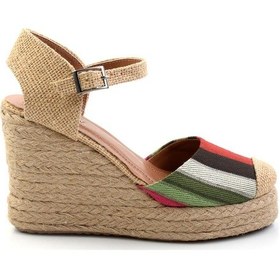 Resim Kalın Çizgili Kadın Espadril K01874414604 Kalın Çizgili 