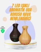 Resim AyrStore Led Işıklı Ultrasonik Oda Nemlendirici ve Uçucu Yağ Difüzörü 