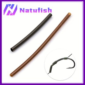 Resim 30 adet Natufish Mat Silikon Küçültme Tüpleri - Carp Balıkçılığı için Isıya Dayanıklı, Dayanıklı ve Esnek Rig Tüpleri, Ronnie Rigs, Saç Rigs ve Döner Bağlantılar için, Kolay Görünüm için Şeffaf Tasarım, Balıkçılık Aksesuarları, Döner Bağlantılar, Esnek Boru, Isıya Dayanıklı Malzeme 
