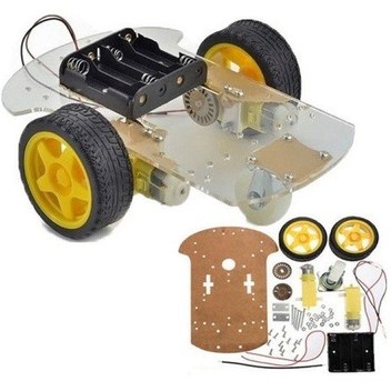 2wd Şeffaf Şase Tekerlekli Araba Kiti