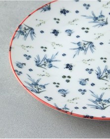 Resim English Home Chimera Bone Porselen Pasta Tabağı 19 Cm Mavi Mavi 