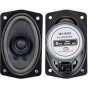 Resim MV-HS02 3X4 7.5X10 CM 8 OHM MAX 100 WATT OVAL OTO HOPARLÖR 