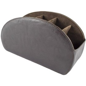 Resim Sonorous 5 Gözlü Deri Kumandalık Standı Kahverengi Hediyelik Eşya Aksesuar Yeni yıl Yılbaşı Dekoratif 