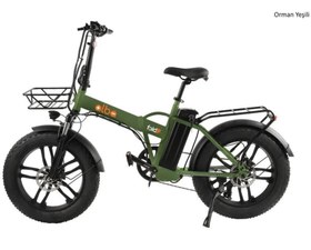 Resim Alba Fold F Fat Bike Elektrikli Katlanır Bisiklet Orman Yeşili 