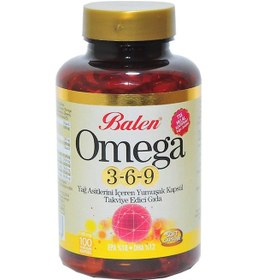 Resim Balen Omega 3-6-9 Kapsülü 1585 Mg x 100 Yumuşak Kapsül 