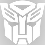 Resim HMNL Transformers Sticker Oto Sticker Araba Cam Sticker 15x16 cm Beyaz 