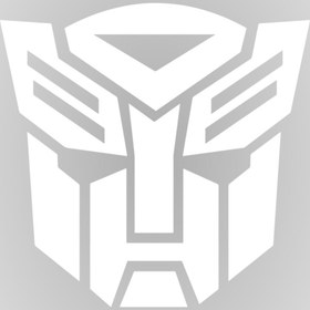 Resim HMNL Transformers Sticker Oto Sticker Araba Cam Sticker 15x16 cm Beyaz 